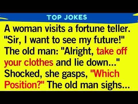 Joke of  the day: Woman visits Fortune Teller !" BEST JOKES OF THE WEEK!