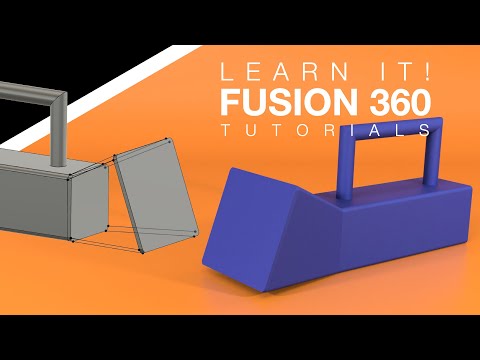 Fusion 360 for Beginners - Loft Tutorial - Short Tutorials #7 (2023) #fusion360 #beginners