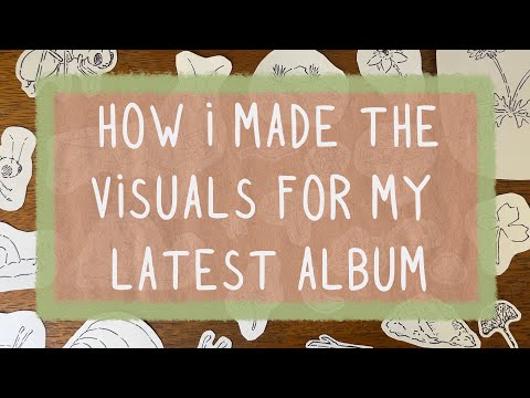 creating visuals for my album: echoes of a little natural journey