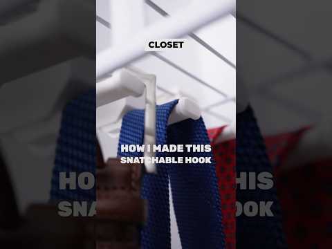 How I Made This Overengineered Closet Hook #closethook #closetorganizer #autodesk #fusion