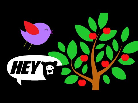 Hey Bear Sensory - Classical Music - Tree Seasons - Colourful and Relaxing Animation