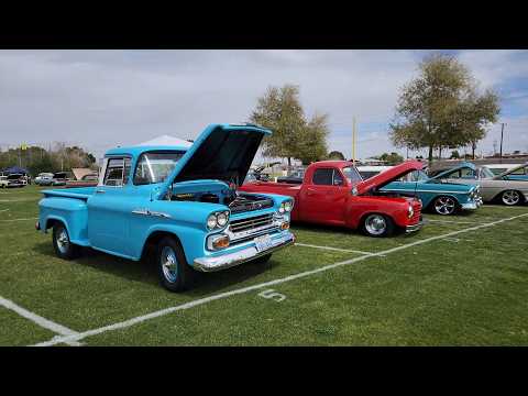 Classic car show overload, 1000s of classic cars hot rods street rods old trucks USA car shows