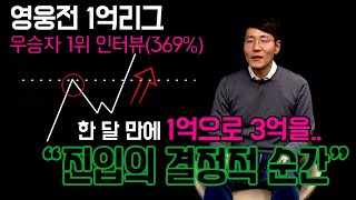 [키움증권 실전투자대회 우승자 인터뷰] - '트레이더 신정재' 한 달 만에 1억으로 3억을.."진입의 결정적 순간"