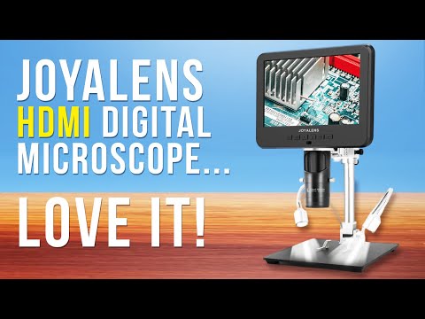 JOYALENS 7'' LCD HDMI Digital Microscope Review!