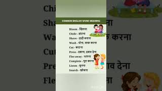 Useful vocabulary words I english speakingpracticel #shorts #english #viral #grammar 4