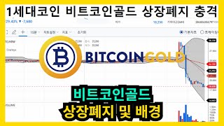 비트코인골드 상장폐지 및 배경 향후 전망