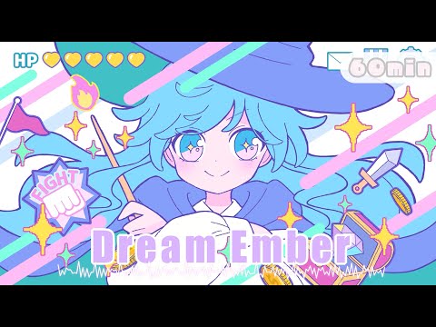 [Free BGM 60min] “Dream Ember” Slowly calming nostalgic [kawaii, Chill]