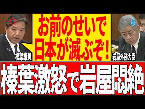 【岩屋更迭】親中大臣に榛葉と佐藤議員が激怒で更迭確定【国会/自民党/榛葉議員/佐藤議員/岩屋外務大臣/石破茂/政治/切り抜き】