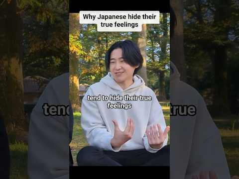 Why Japanese hide their true feelings