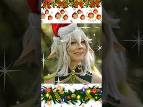 FELIZ NAHIDA #cosplay #genshinimpact #christmas