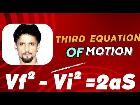 Derivation of third equation of motion class 9th |new book physics| |Sindh board|