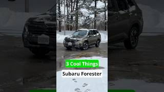 3 Cool Things 2025 Subaru Forester #automobile #carreview #subaru