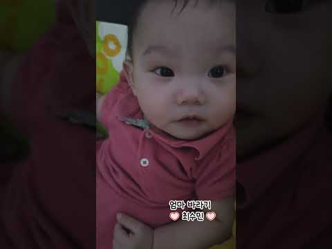 엄마만 보면 웃어줘요 ❤️ #24년생 #baby #아기 #육아 #6개월아기 #cute #귀여운아기