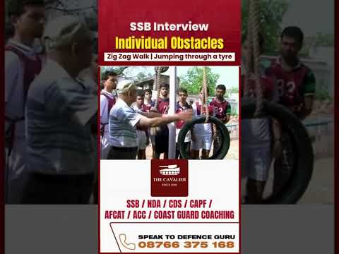 SSB Interview Coaching: Conquer Individual Obstacles Like a Pro! 💪 #shorts