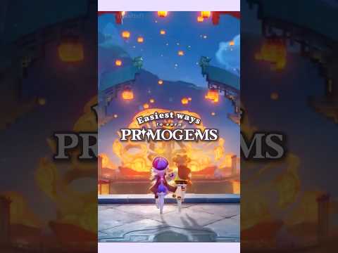 Easiest Ways To Earn Primogems #genshinimpact #hoyocreators #genshinguide