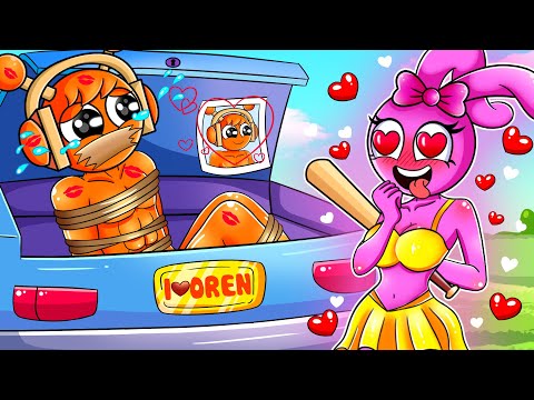 Tied Up for Love?! Pinki’s Secret Plan to Make Oren Hers Forever! | Incredibox Sprunki Animation