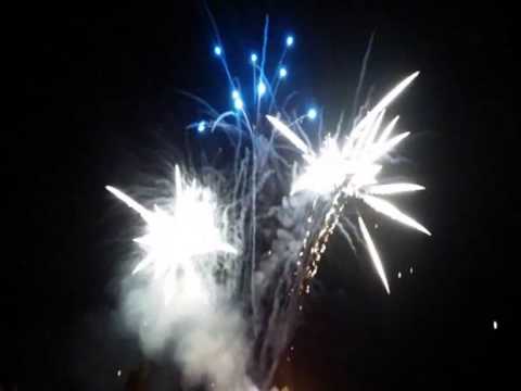 Fireworks from Tutbury Castle 5/11/2014