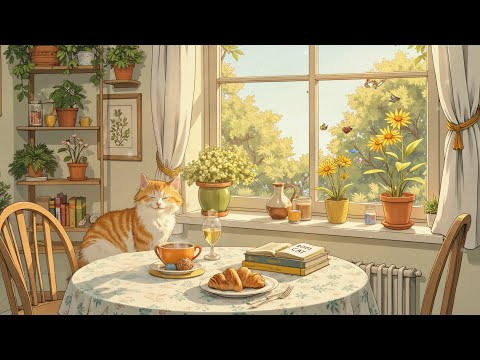 A Peaceful Morning 🌼 Morning Lofi Music To Recharge Your Soul 🌸 Lofi Spring Vibes