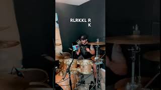 Linear ￼fill RLRKKL #drums  #drumfills #linearfills #drumming #drumvideo #music #beat #drummer #fun