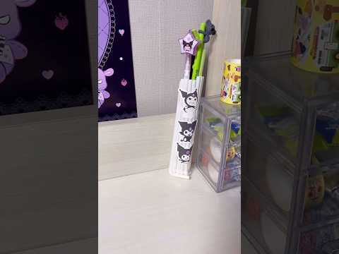 Kuromi pencil holder 💜🖤 #sanrio #kuromi #kawaii #cute
