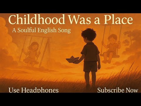 Childhood Was a Place – A Soulful English Song About Growing Up & Lost Innocence#EmotionalPop