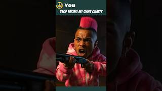 stop taking my chips! the rock and xxxtentacion #aiart #shorts #viralvideo #therock #meme #funny