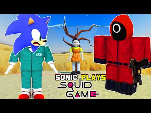 Sonic Plays Roblox Squid Game (Round 6)