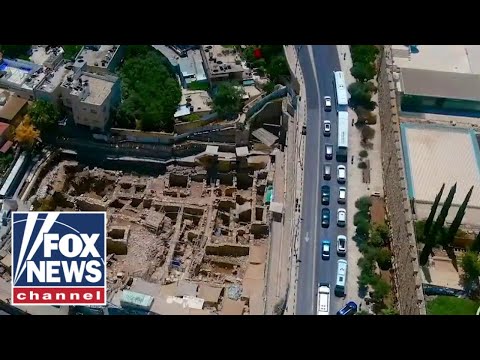 Behind the Palace of King David from the Bible