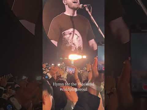 Vibes Only✨ Coldplay ‘Hymn for the Weekend’ in Seoul