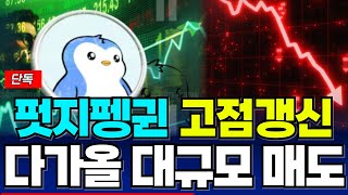 [펏지펭귄 코인] 실망할 필요가 없습니다..🔥🔥 모든건 계획되어있는 '시나리오' 물려계신분들 남은 일정 반드시 체크하세요!!  #퍼지펭귄 #펏지펭귄코인업비트상장 #펏지펭귄업비트상장
