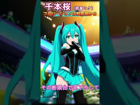 千本桜/fest.初音ミク（ショート版）【ポケミク】#ボカロカバー #ポケミク