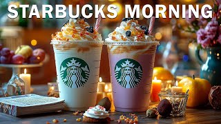 Peaceful Morning Starbucks Cafe Jazz ☕ Soft Bossa Nova Piano For Calm And Concentration