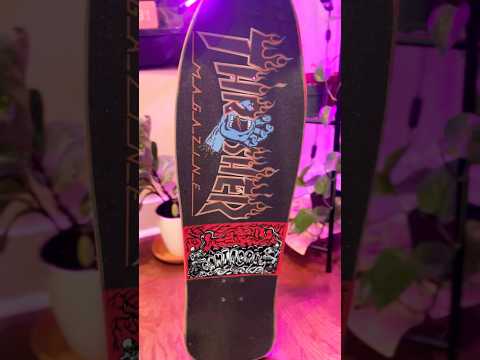 New deck got some grip 🫶🏻.   #metallica #santacruz #skateboarding #thrasher