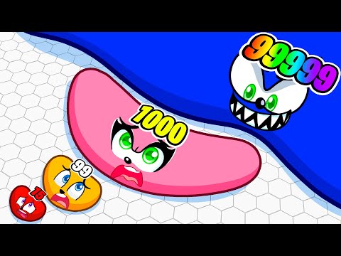 I Became The Biggest Slime To Eat MY FRIENDS In Roblox...