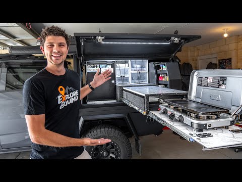 DIY Canopy Setup & 12V System | Full walkthrough of my camping build!