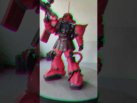 Gundam Metal CompositeMS-06S Char's Zaku ll Cosplay Armor with weapon as you request