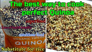 HOW TO COOK QUINOA TRICOLOR / EASY WAY TO COOK QUINOA /LOTS OF HEALTH BENEFITS. Ep: 063