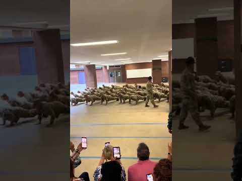 Turning green ceremony. Thanks for your service #basictraining #army #drill #military