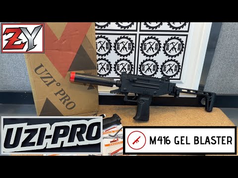 ZY UZI PRO (TOY!) Gel Ball Blaster - M416gelblaster.com - Metal Gears! Good Quality!