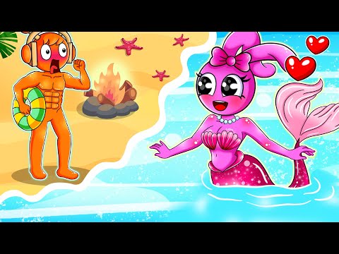 Oren Falls for the Mermaid! A Real Mermaid Appears! 🐚💘 | Incredibox Sprunki Animation