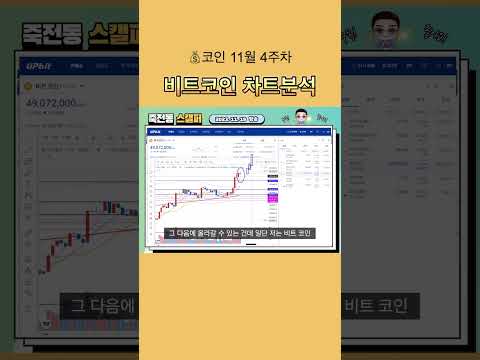 비트코인 차트분석 (11월 4주차) #비트코인 #차트분석 #종목분석 #기술적분석