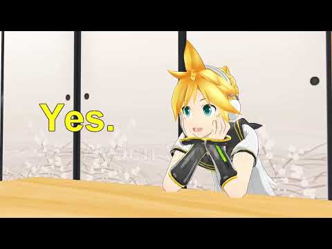 [MMD Talkloid] Len falls for the free Vbucks scam just to get the Miku skin