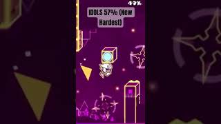 IDOLS 57% (Extreme Demon) | Geometry Dash #geometrydash #extremedemon #gd