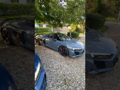 Audi RS6 meets Audi R8 Spyder! 🚀✨