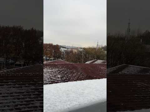 First snow ❄️ day in Gwangju