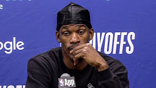 Jimmy Butler REACTS to Series Loss vs Timberwolves, FULL Postgame Interview