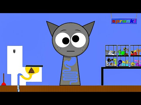 Gray Eats Incredibox Sprunki in Algodoo