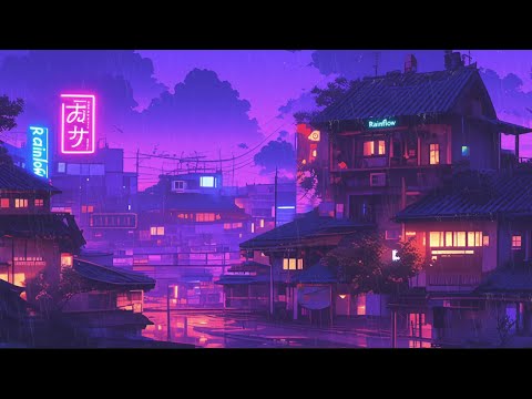1980s & 90s Lofi Hip Hop Beats 💿 Tokyo Nights & Study Session ☔ Lofi Rain Playlist
