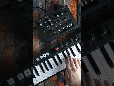 Strain 1 | Synth session ⚙️⚡️🎹#infektomorph #electronicmusic #synth #ebm #korgmonotribe #miniak