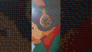 Lofi Girl made from 1200 Rubiks Cubes 🤯